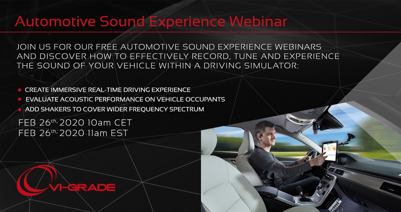 Automotive Sound Experience Webinar Vi Grade